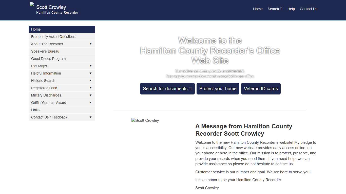 Hamilton County Recorder's Office